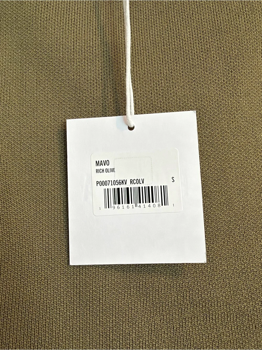 Pistola Mavo Tube Top Dress in Rich Olive, Small - Picture 5 of 6